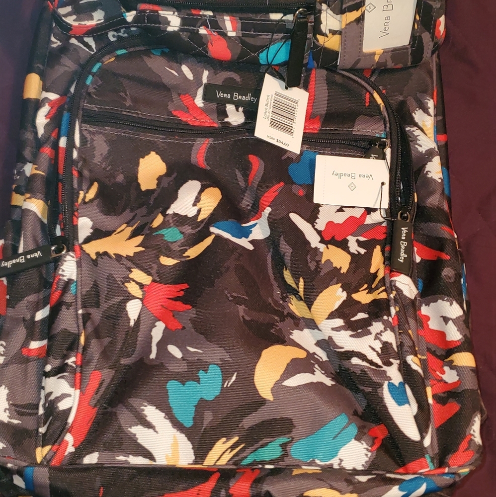 Vera Bradley backpack and lunch bag